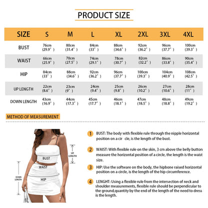 NR Crop Tank Top  Mini Skirt NO RODENTS LUXURY