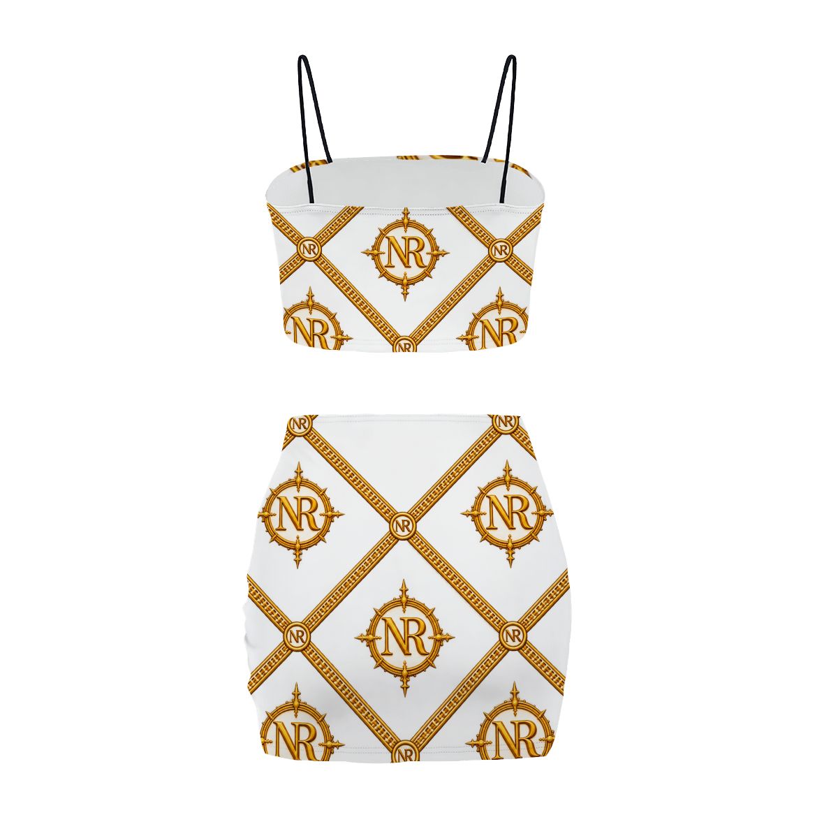 NR Crop Tank Top  Mini Skirt NO RODENTS LUXURY