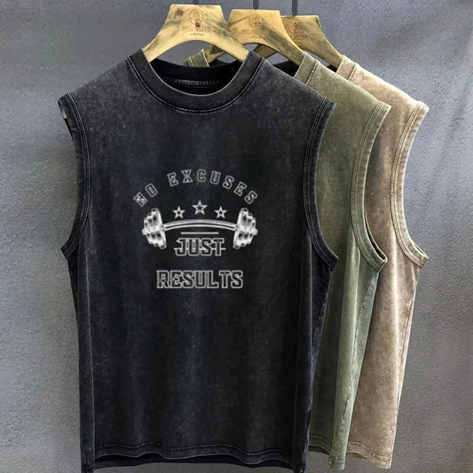 Oversized T Shirt for Men Vintage Washed Muscle Duck Cartoon Graphic Print Tank Top Sleeveless Vest Woman Gym Y2k Clothes Summer NO RODENTS LUXURY