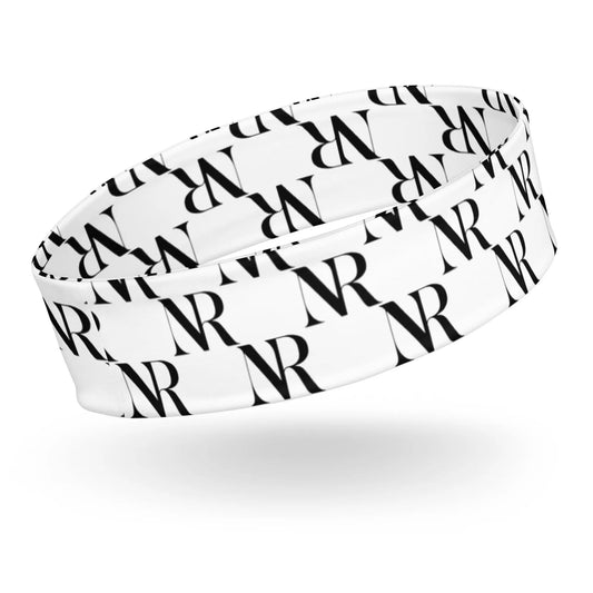 Headband mockup with floral pattern