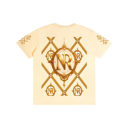 Luxury Streetwear Graphic T-Shirt | Ornate Gold Chain Design | No Rodents Luxury ODMPOD