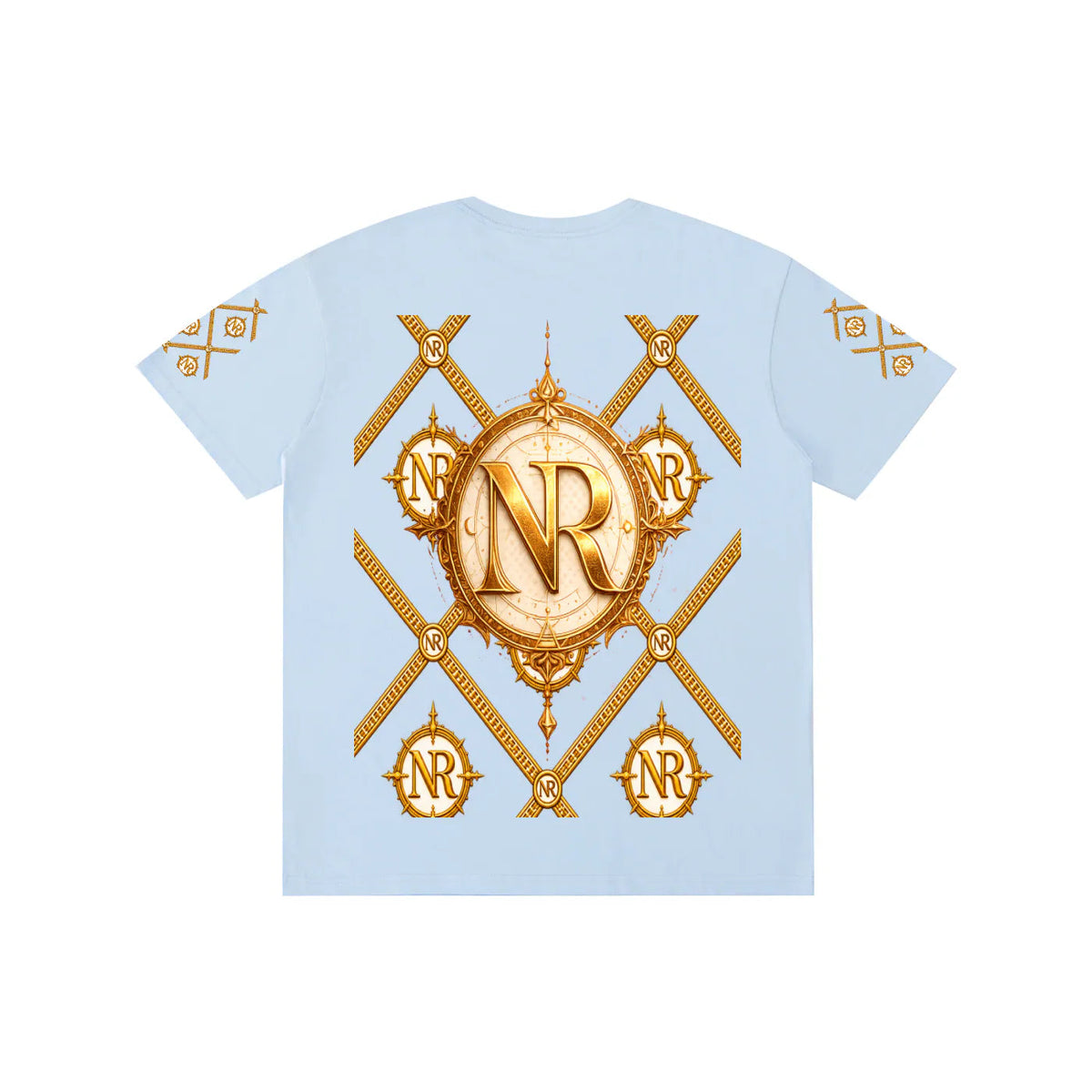 Luxury Streetwear Graphic T-Shirt | Ornate Gold Chain Design | No Rodents Luxury ODMPOD