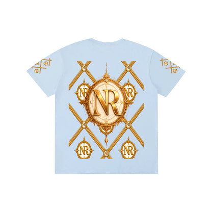 Luxury Streetwear Graphic T-Shirt | Ornate Gold Chain Design | No Rodents Luxury ODMPOD