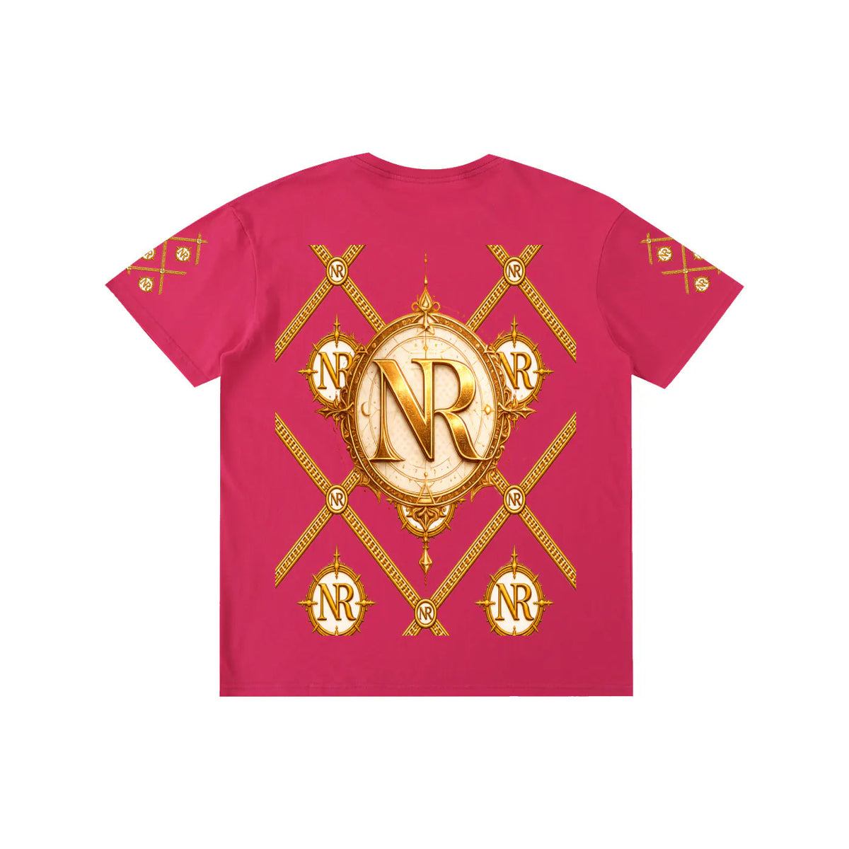 Luxury Streetwear Graphic T-Shirt | Ornate Gold Chain Design | No Rodents Luxury ODMPOD