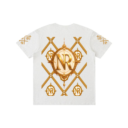 Luxury Streetwear Graphic T-Shirt | Ornate Gold Chain Design | No Rodents Luxury ODMPOD