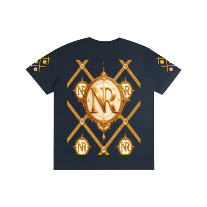 Luxury Streetwear Graphic T-Shirt | Ornate Gold Chain Design | No Rodents Luxury ODMPOD