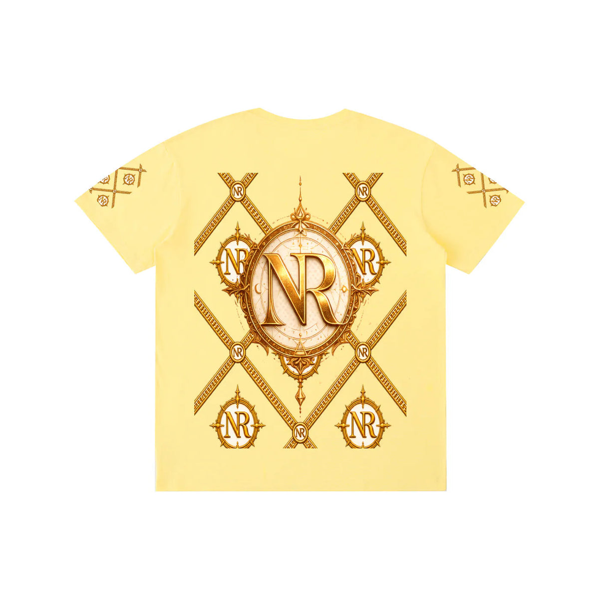 Luxury Streetwear Graphic T-Shirt | Ornate Gold Chain Design | No Rodents Luxury ODMPOD