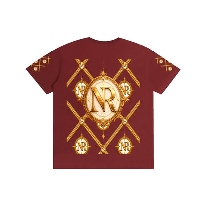Luxury Streetwear Graphic T-Shirt | Ornate Gold Chain Design | No Rodents Luxury ODMPOD