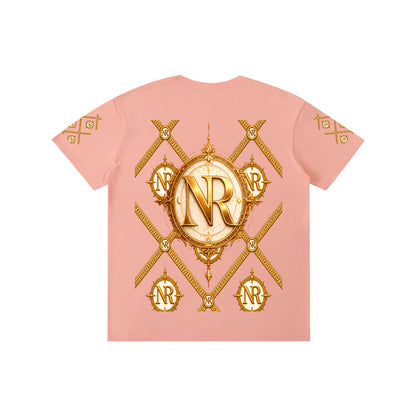 Luxury Streetwear Graphic T-Shirt | Ornate Gold Chain Design | No Rodents Luxury ODMPOD
