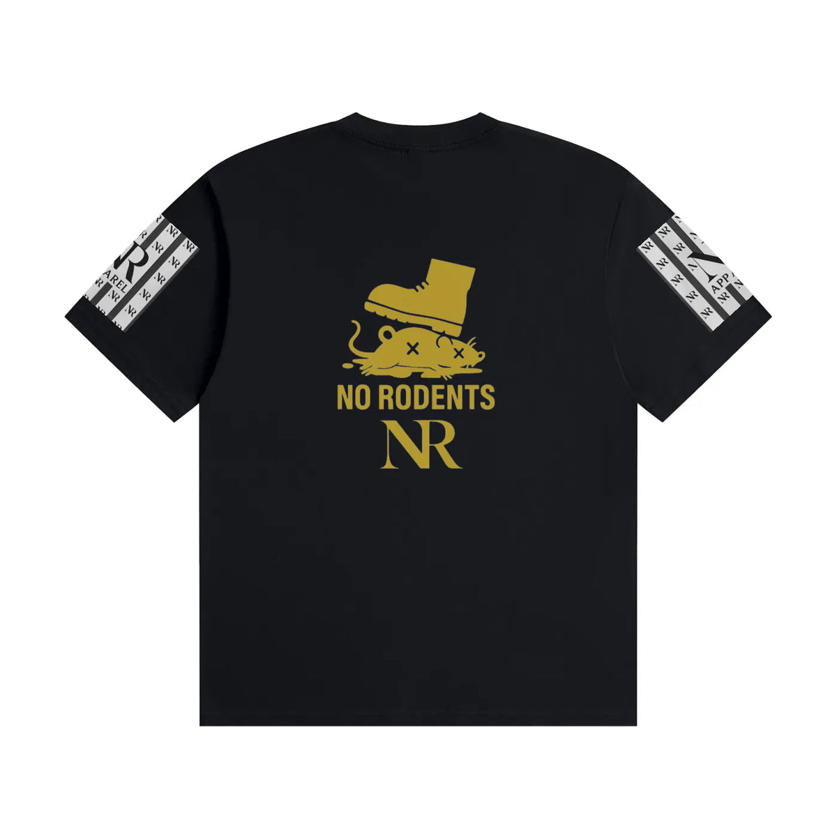NO RODENTS  NRT1 Seamless Cotton T-Shirt ODMPOD
