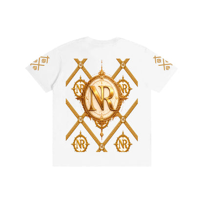 Luxury Streetwear Graphic T-Shirt | Ornate Gold Chain Design | No Rodents Luxury ODMPOD