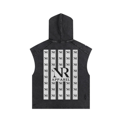 NRVSnow Washed Boxy Hooded Tank Top ODMPOD