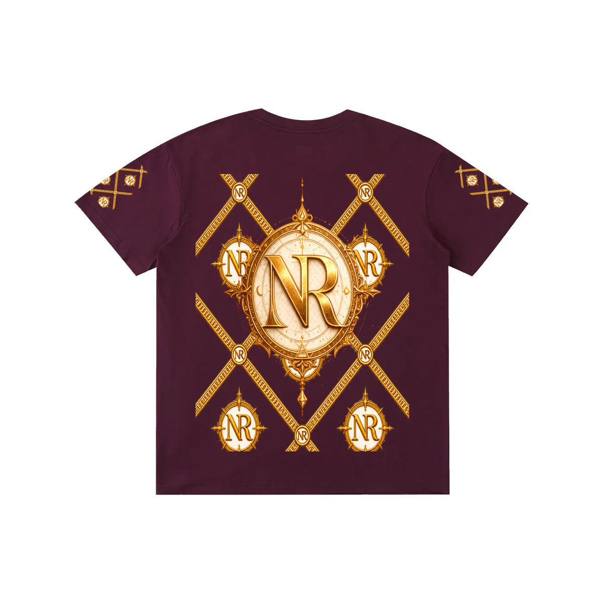Luxury Streetwear Graphic T-Shirt | Ornate Gold Chain Design | No Rodents Luxury ODMPOD