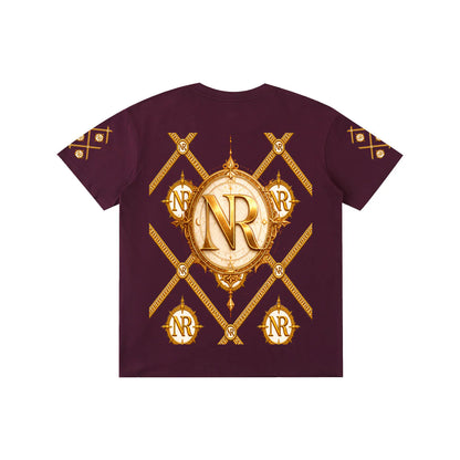 Luxury Streetwear Graphic T-Shirt | Ornate Gold Chain Design | No Rodents Luxury ODMPOD