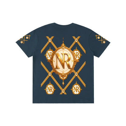 Luxury Streetwear Graphic T-Shirt | Ornate Gold Chain Design | No Rodents Luxury ODMPOD