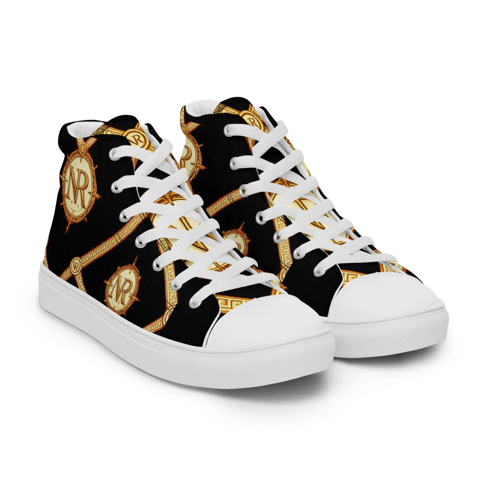 No Rodents Pharoah 1's Men’s Luxury Edith high top canvas shoes NO RODENTS LUXURY