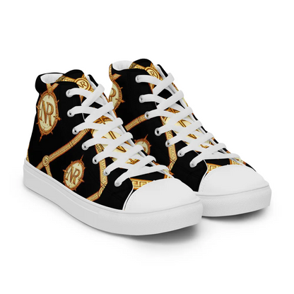 No Rodents Pharoah 1's Men’s Luxury Edith high top canvas shoes NO RODENTS LUXURY